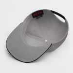 Super Genki Snapback gray/black Cap [Neat Stack Style] bottom view