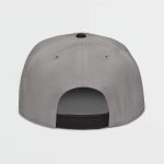 Super Genki Snapback gray/black Cap [Neat Stack Style] back view