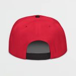 Super Genki Snapback red/black Cap [Neat Stack Style] back view