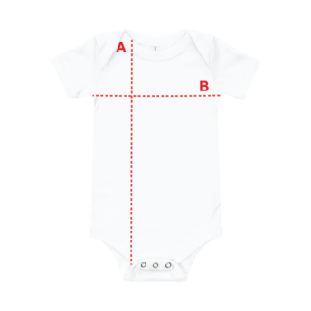 Super Genki Baby Short Sleeve One Piece Size Guide